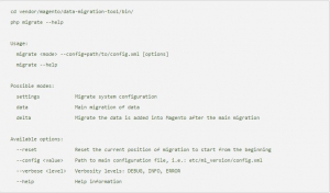 three basic modes in Data Migration Tool