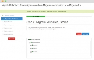migrate data using Data Migration Tool