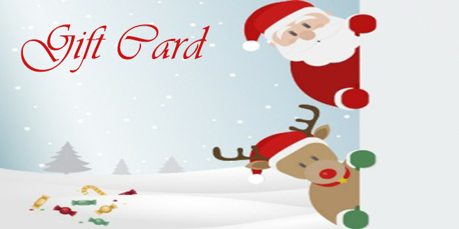 gift card for holiday
